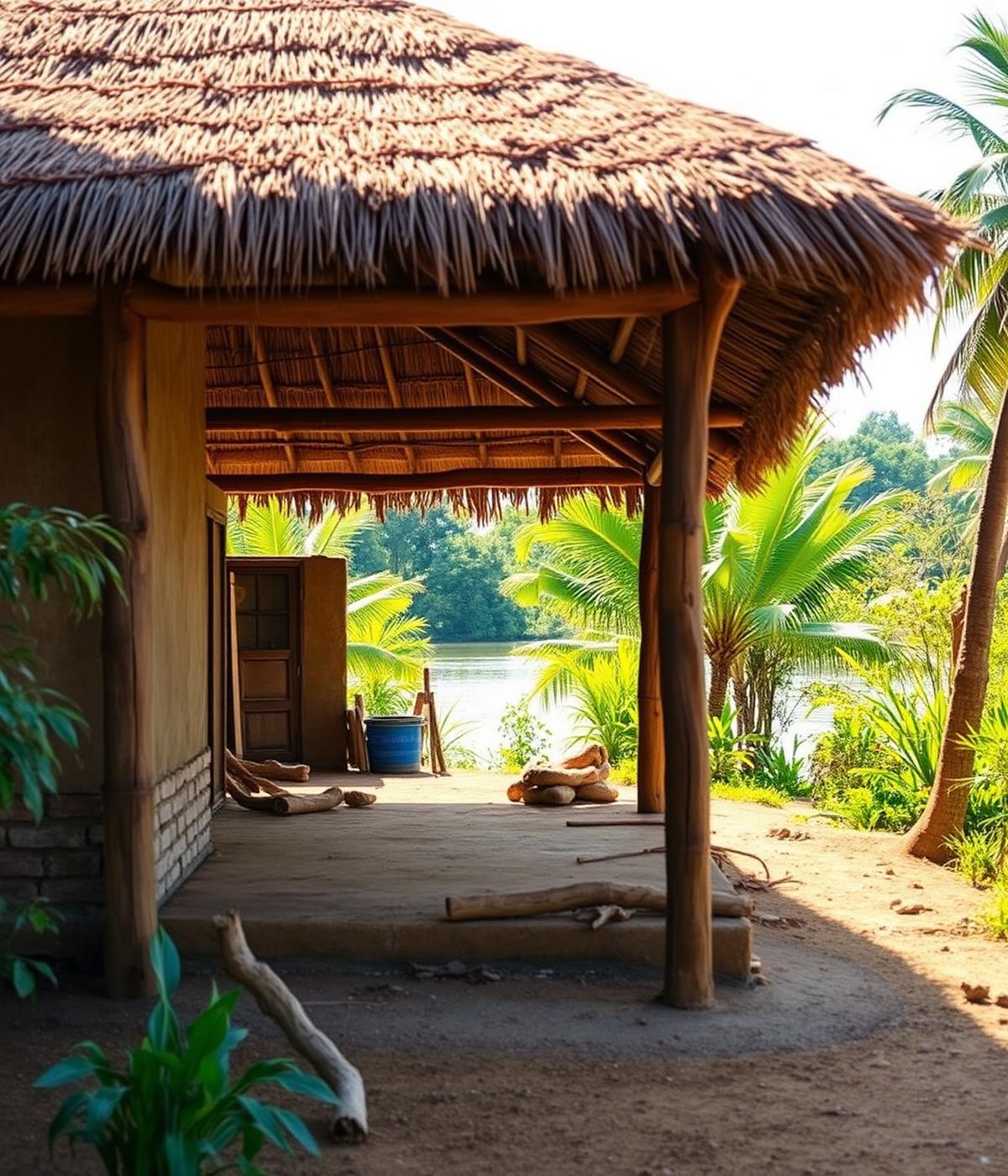 Hand-built cottage at Starehe Manor